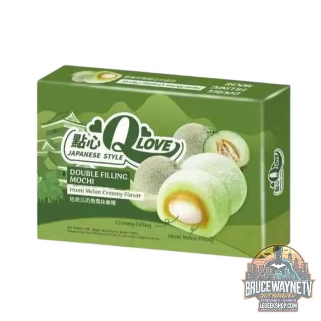 Guide d'achat : QLove Hami Melon Creamy Double Filling Mochi, mochi farcis au goût de melon de 180 g (Pack de 24)