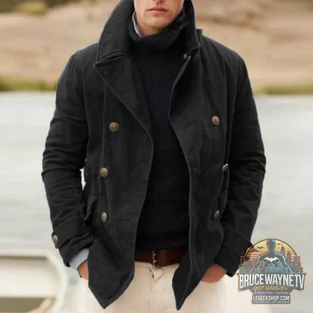 Guide d'achat : Veste Homme Casual Fashion Doublée Couleur Unie Revers Coupe Loose