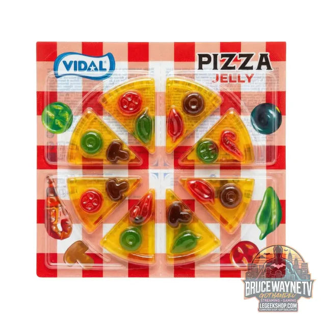 Guide d'achat : Vidal Pizza Jelly, bonbons gélifiés en forme de pizza de 66g (Paquet de 11)
