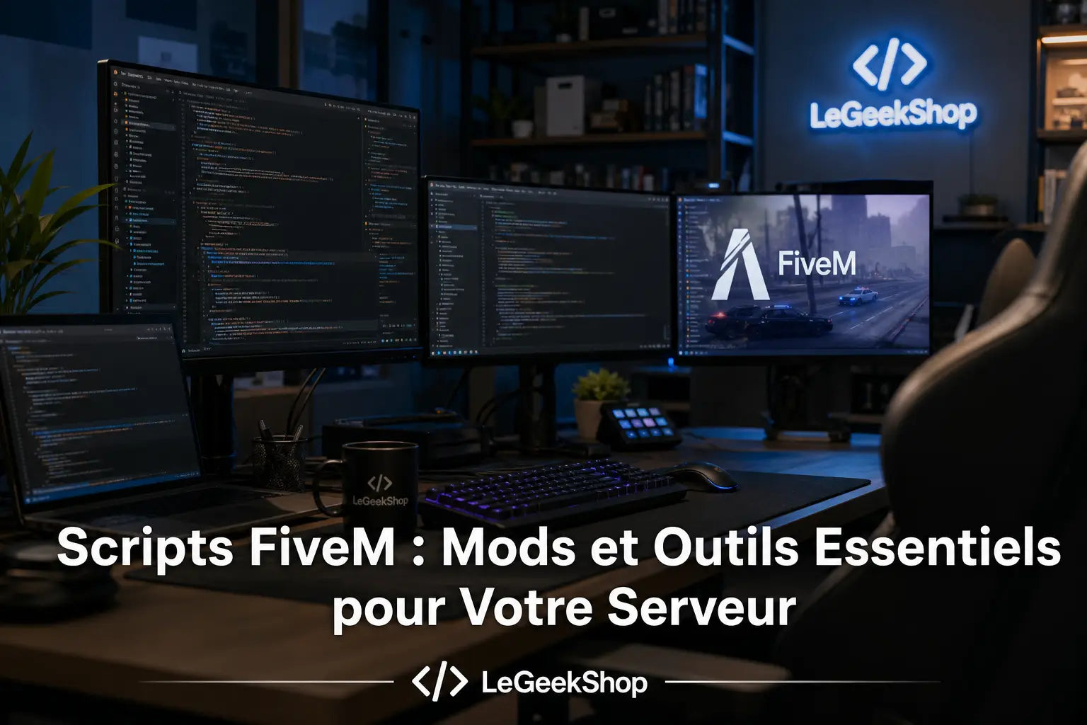 Scripts FiveM : Mods et Outils Essentiels pour Votre Serveur — LeGeekShop