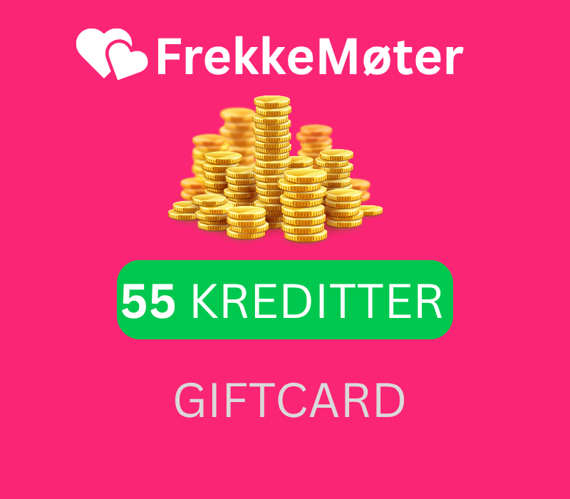 FrekkeMøter.no 55 Credits Gift Card