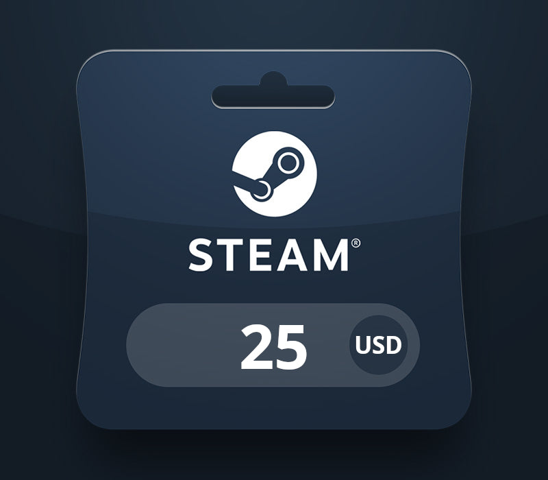 Steam Wallet USD 25 Gift Card