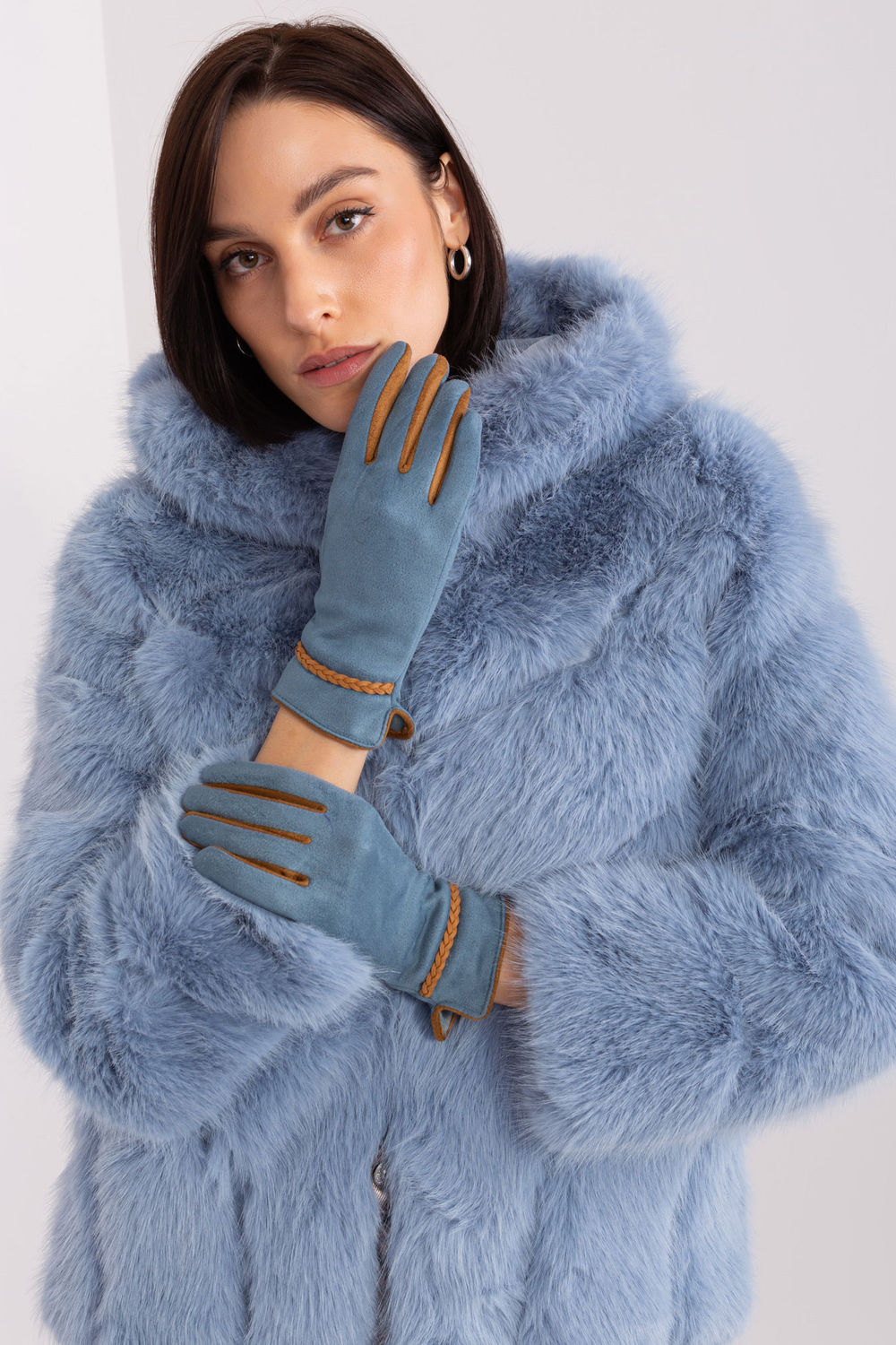 Gants femme AT — bleu