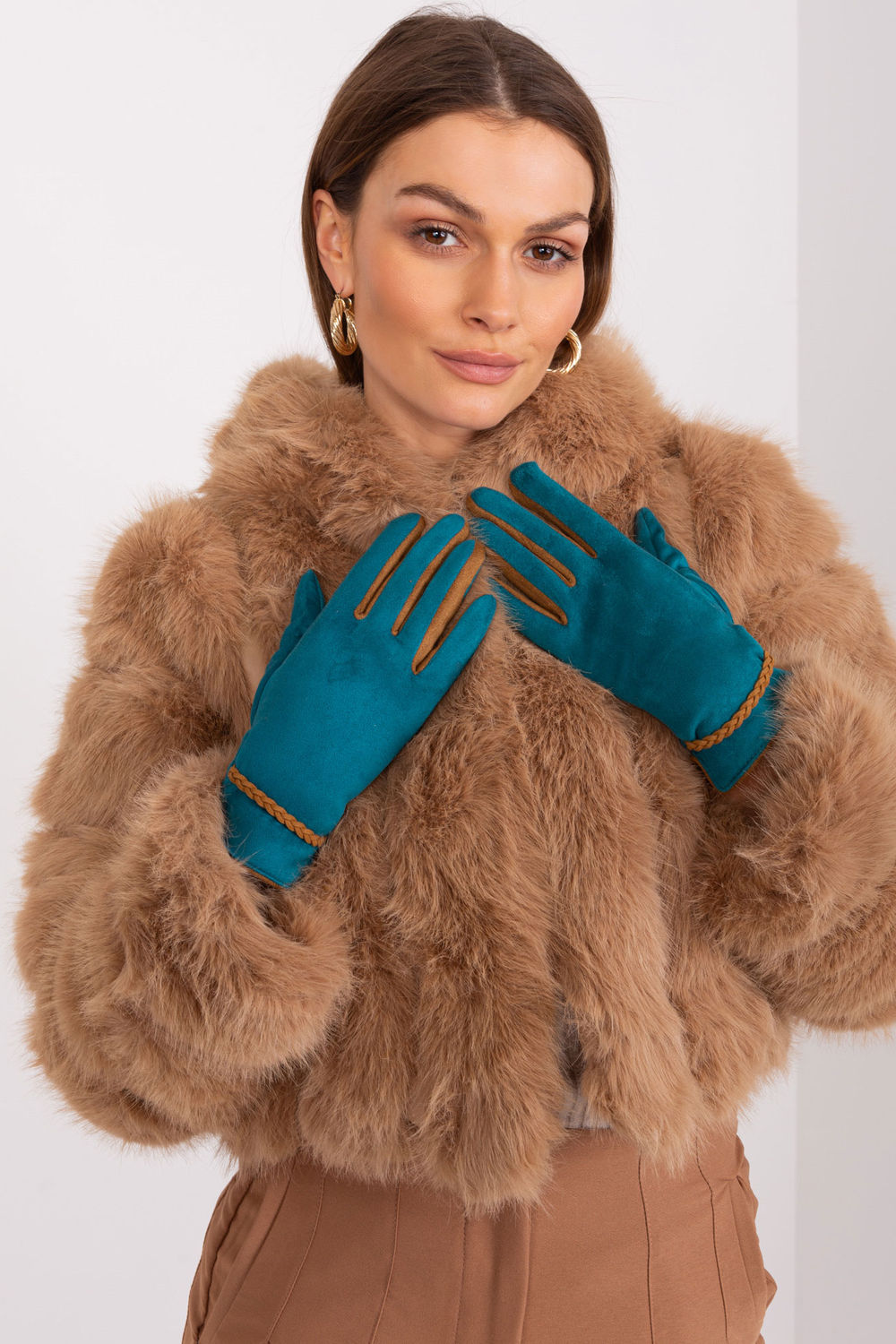 Gants femme AT — vert