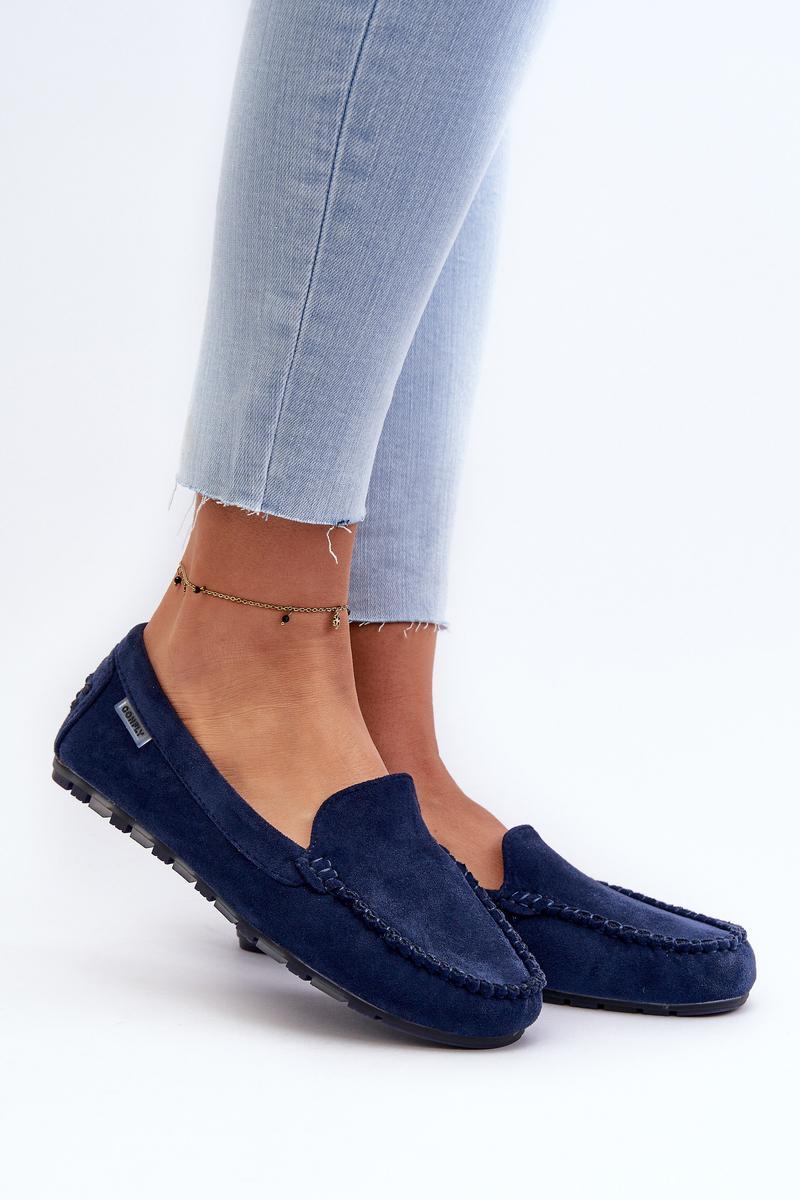 Moccasins femme Step in style — bleu marine