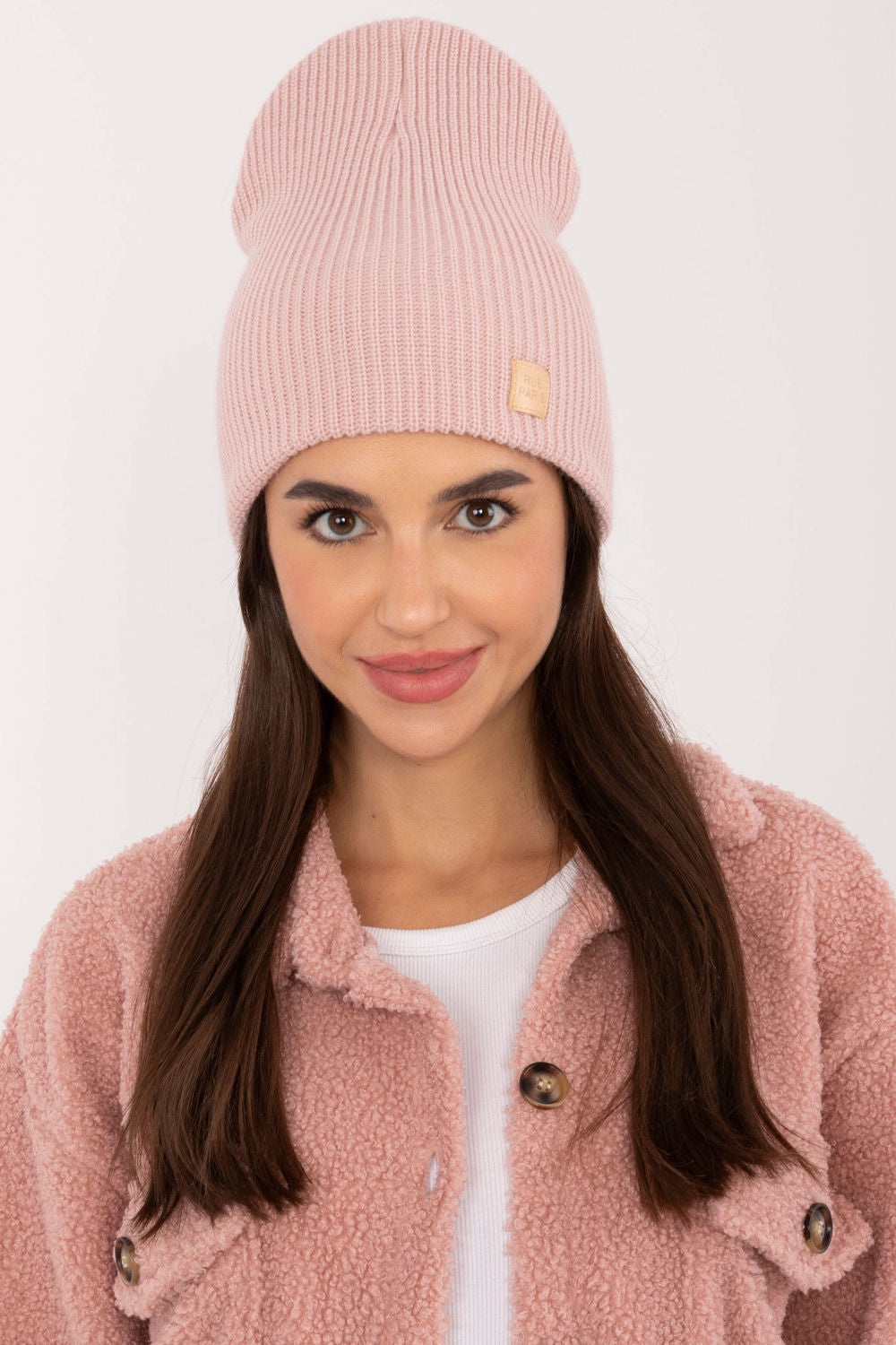 Bonnet femme Rue Paris — rosé