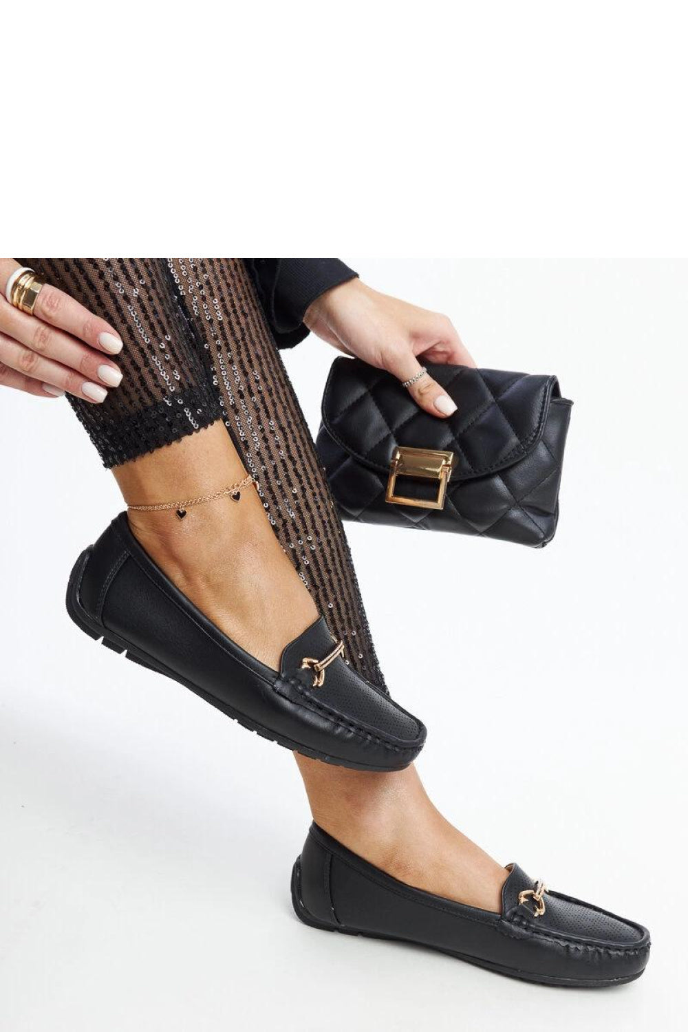 Moccasins femme Solea — noir