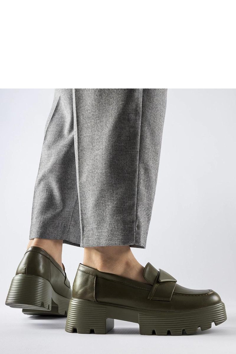 Moccasins femme Solea — vert
