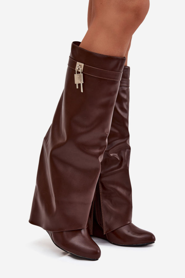Bottes femme Step in style Cothurnes Cothurnes — brun