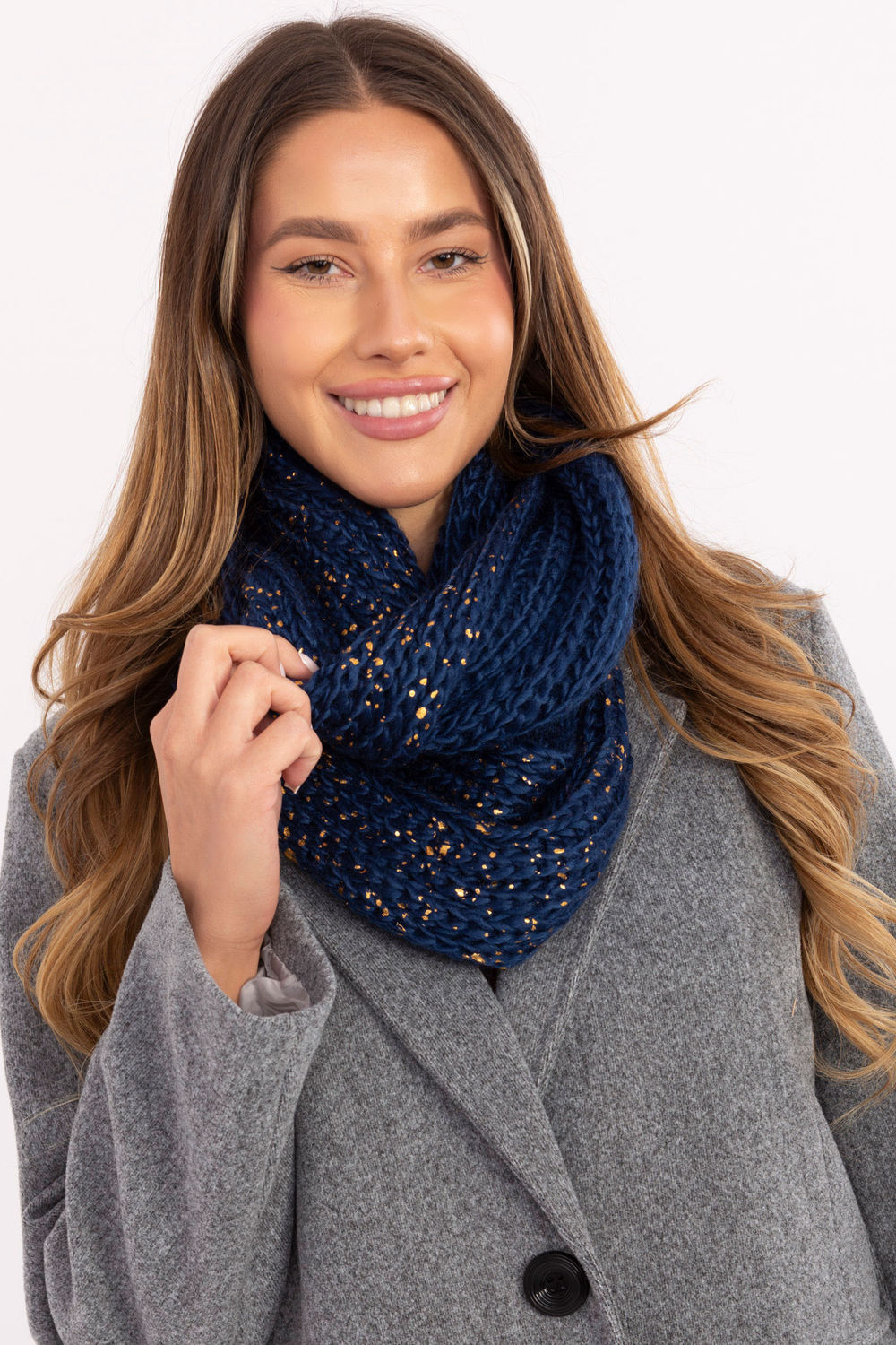 Infinity Écharpe femme AT — bleu