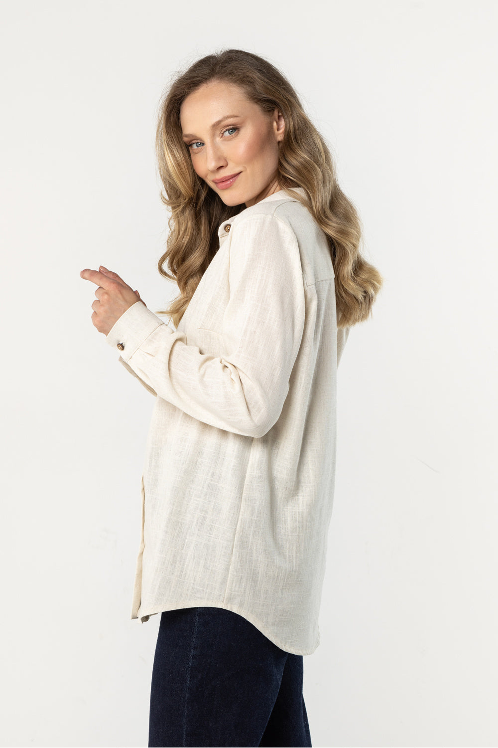 Blouse femme awama — beige