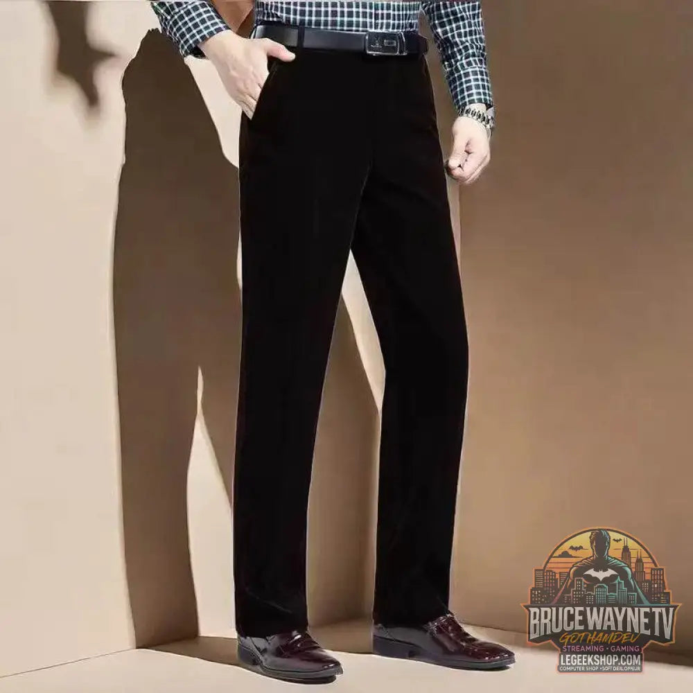 Pantalon en Velours Côtelé Homme, Jogging Ample, Style Décontracté | TQGQG | Wayne Outfitters - Legeekshop