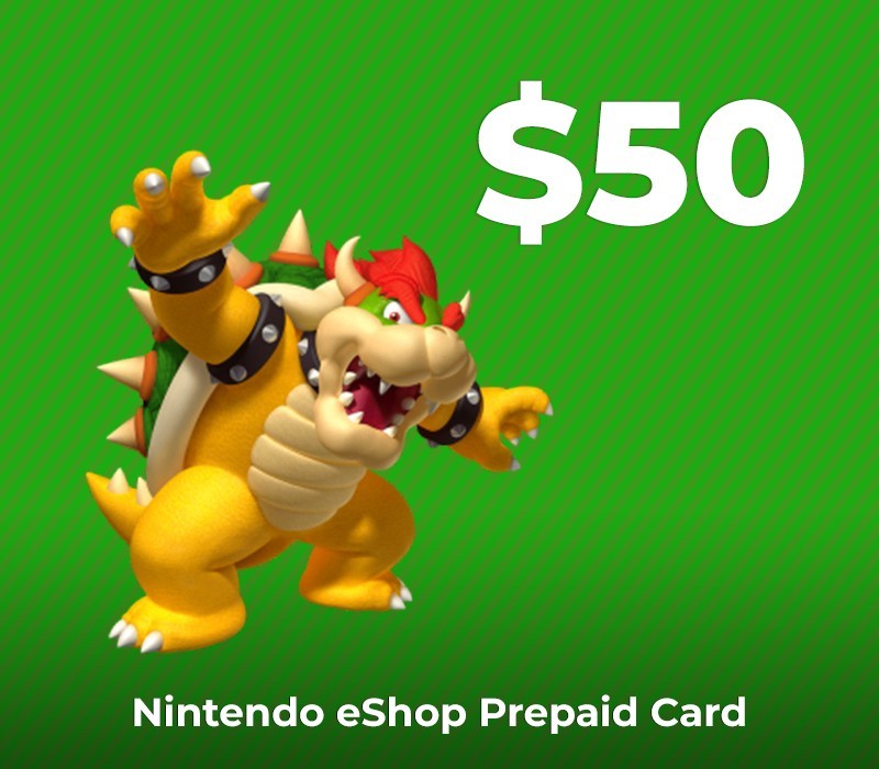 Nintendo eShop Prepaid Card $50