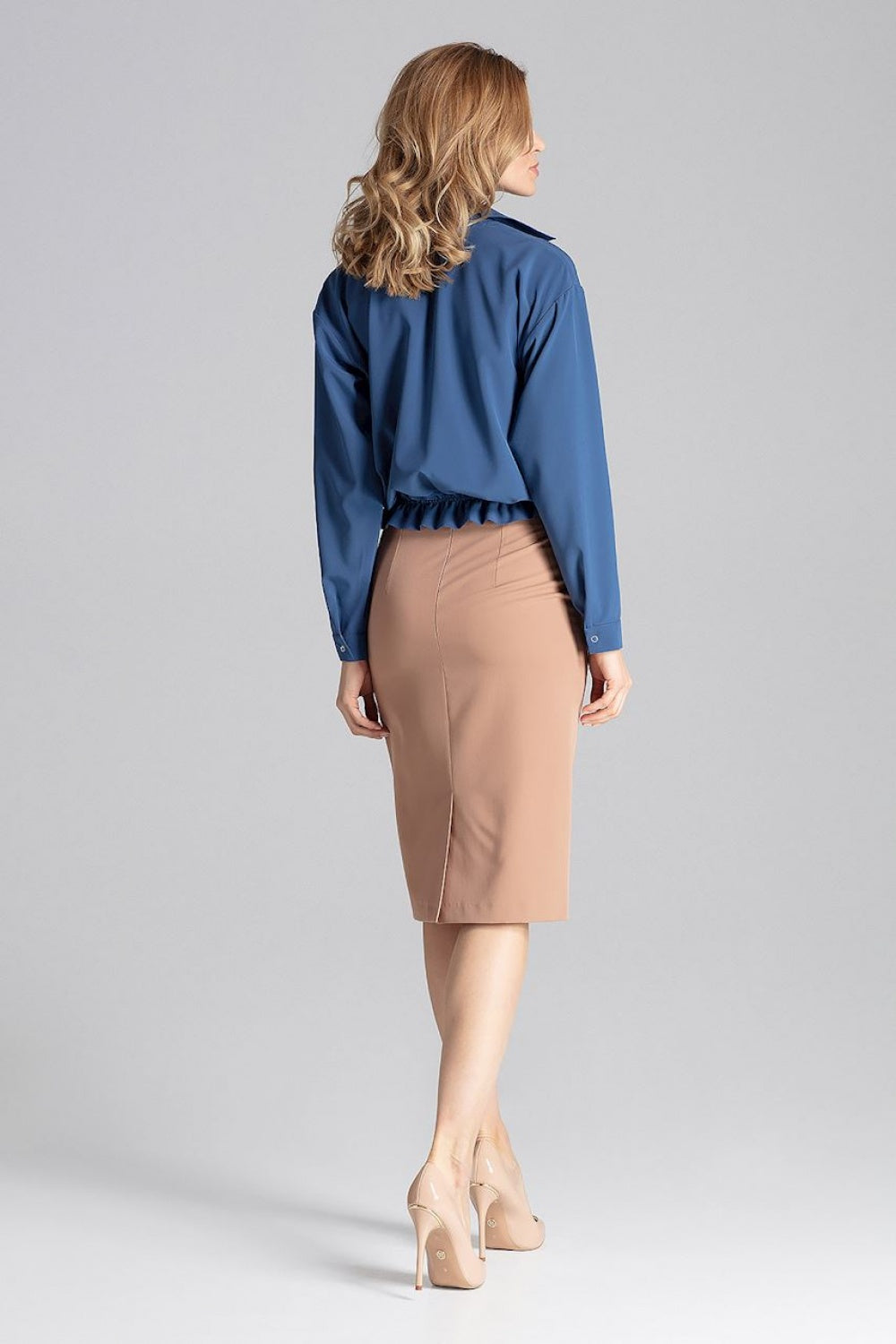 Blouse femme Figl — bleu marine