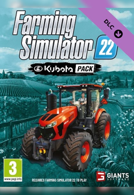 Farming Simulator 22 - Kubota Pack (PC) - Steam Gift - EUROPE
