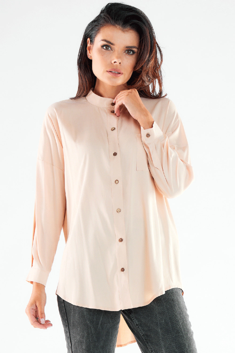 Blouse femme awama — beige