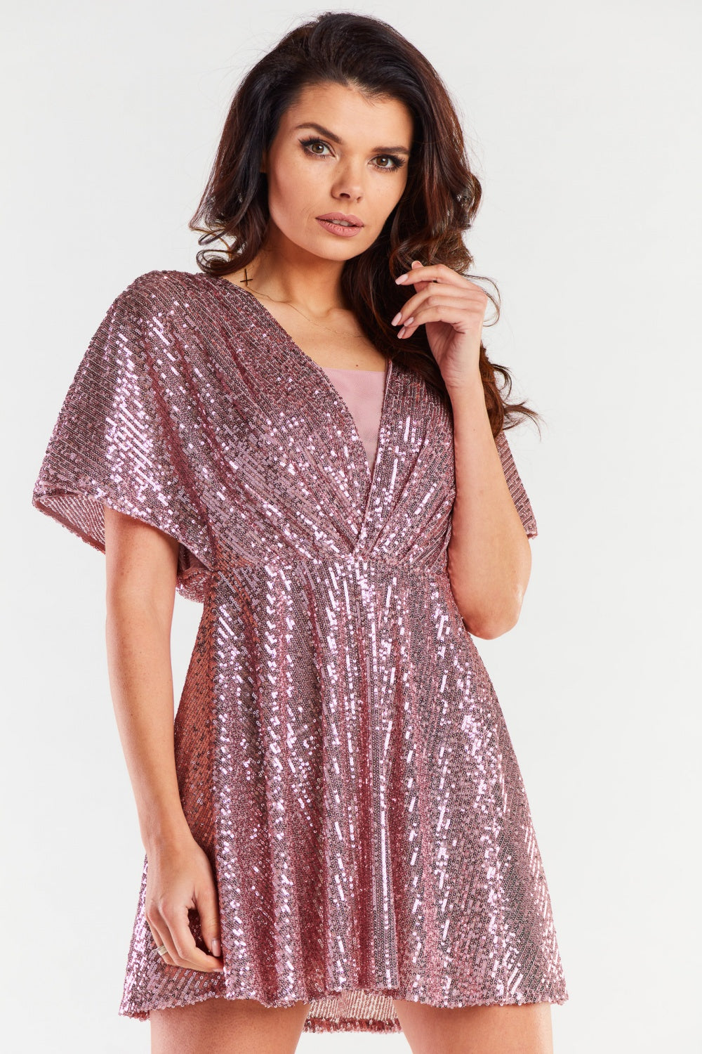 Robe femme awama De Soirée De — rosé