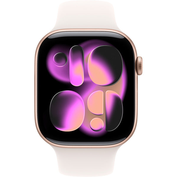 Apple Watch Titan Gold, bracelet / boîtier titane, 46 mm, bracelet sport blassrosa S/M, Cellular - Apple