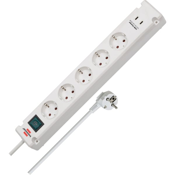 Brennenstuhl Bremounta Steckdosenleiste 5-fach, 2x USB-C - Brennenstuhl