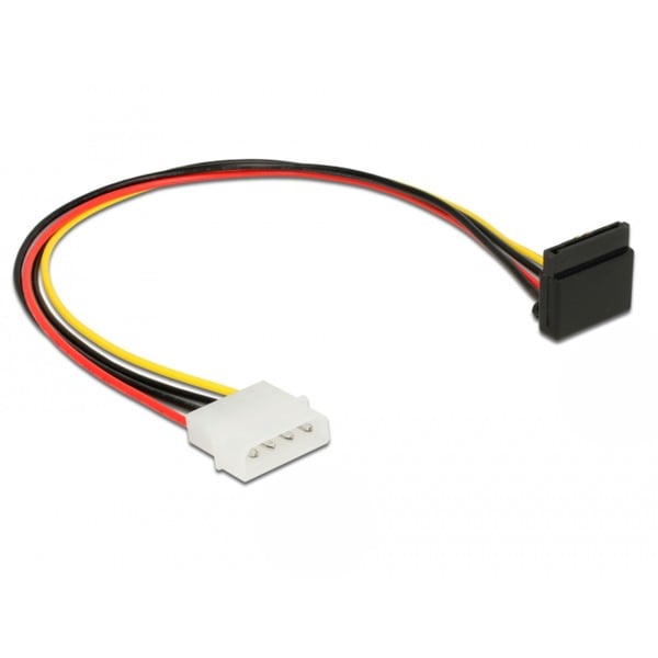 (€ 9,19 / 1 m) DeLOCK Stromkabel SATA 15Pin (Buchse) > 4Pin 5,25" (Stecker) - DeLOCK