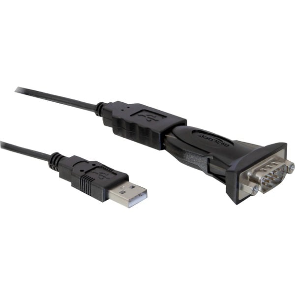 DeLOCK USB 2.0 Adapter, USB-A Stecker > Seriell RS-232 Stecker - DeLOCK