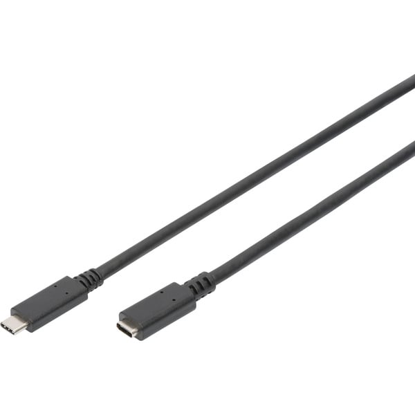 (€ 4,20 / 1 m) Digitus USB 2.0 Verlängerungskabel, USB-C Stecker > USB-C Buchse - Digitus