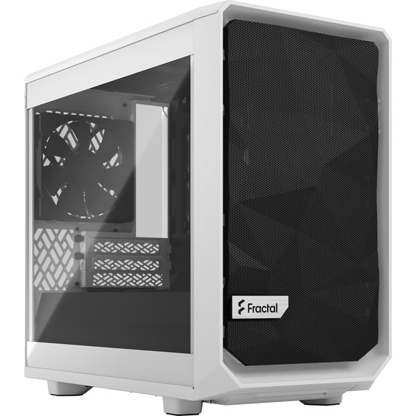Fractal Design Meshify 2 Nano White TG clear tint, Tower-Gehäuse - Fractal Design