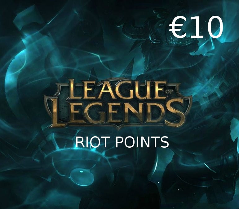 League of Legends 10 EUR Prepaid RP Card BE