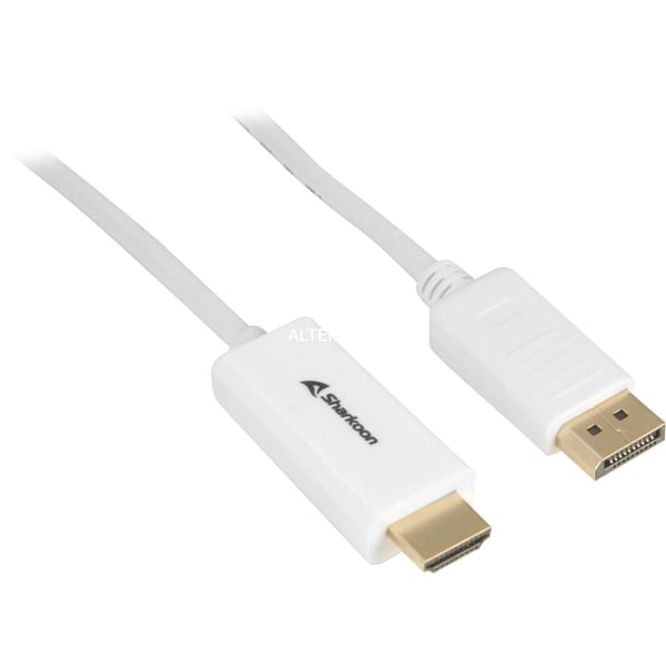 Sharkoon Adapterkabel Displayport 1.2 > HDMI 4K - Sharkoon