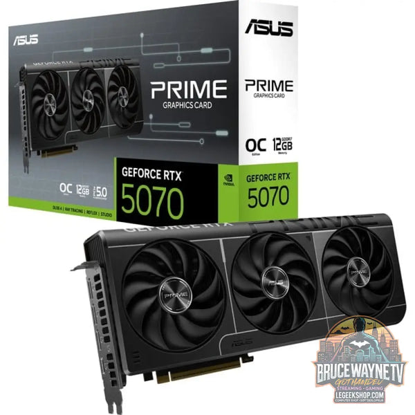 ASUS GeForce RTX 5070 PRIME OC, carte graphique DLSS 4, 3x DisplayPort, 1x HDMI 2.1 - ASUS