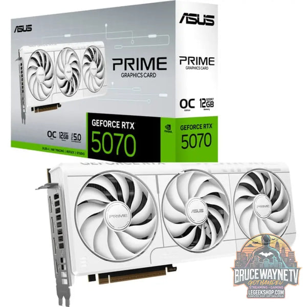 ASUS GeForce RTX 5070 PRIME OC WHITE, carte graphique - ASUS