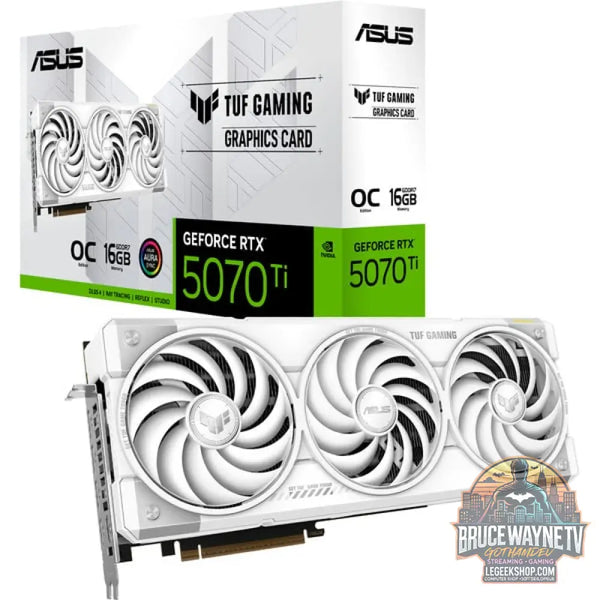 ASUS GeForce RTX 5070 Ti TUF GAMING OC WHITE Edition, carte graphique - ASUS