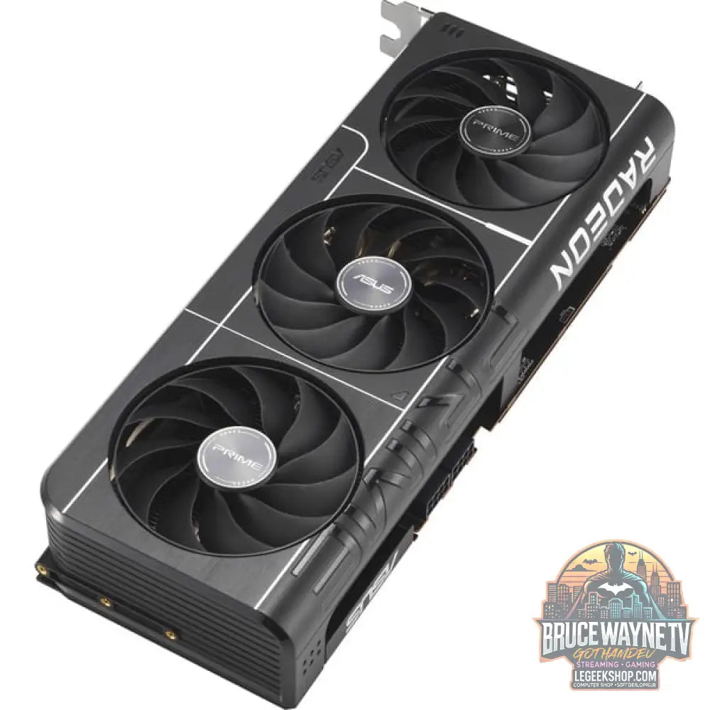 ASUS Radeon RX 9070 GRE PRIME OC, carte graphique gris, RDNA4, GDDR6, 2x DisplayPort, 2x HDMI - ASUS - vue 4