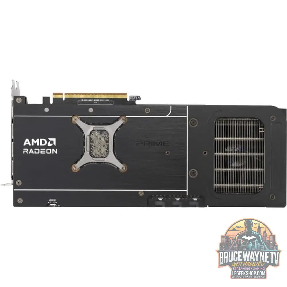 ASUS Radeon RX 9070 XT PRIME GAMING OC, carte graphique gris, RDNA4, GDDR6, 3x DisplayPort, 1x HDMI 2.1 - ASUS - vue 7