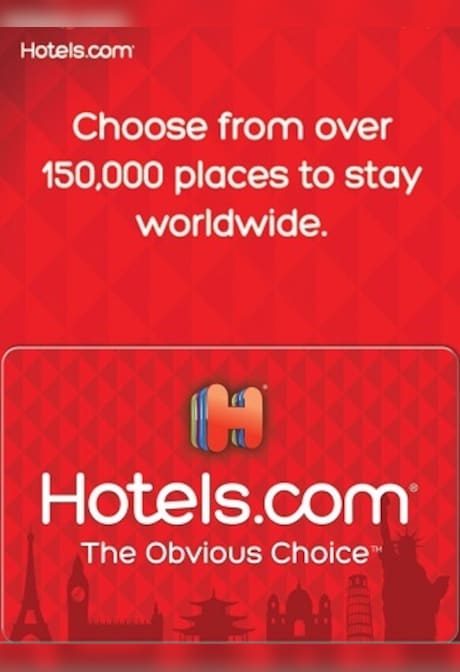 Hotels.com Gift Card 10 GBP - Hotels.com Key - GLOBAL
