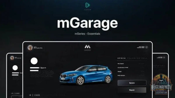 🔧 Codem Garage Script – Open Source ESX & QBCore 🔧 - Legeekshop
