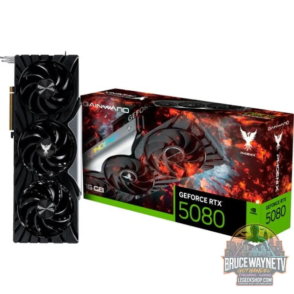 Gainward GeForce RTX 5080 Phoenix, carte graphique DLSS 4, 3x DisplayPort, 1x HDMI 2.1 - Gainward