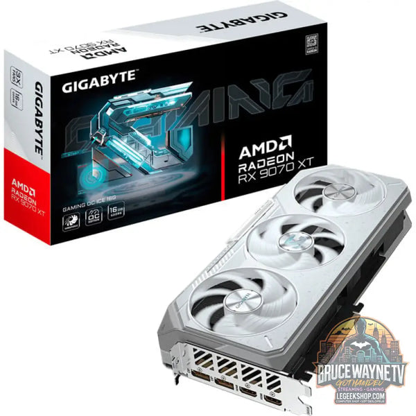 GIGABYTE Radeon RX 9070 XT GAMING OC ICE 16G, carte graphique - GIGABYTE