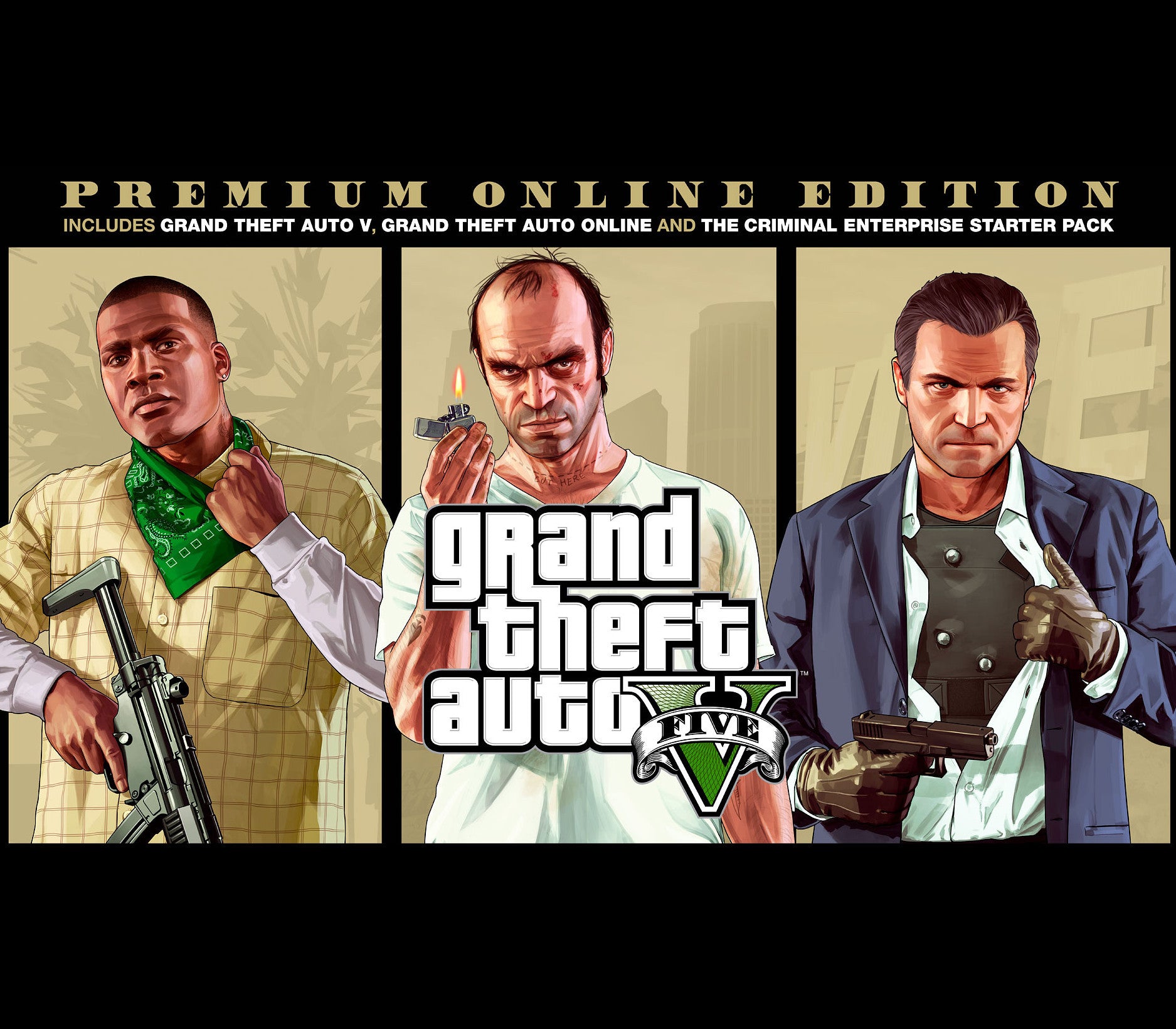 Grand Theft Auto V: Premium Online Edition Rockstar Digital Download