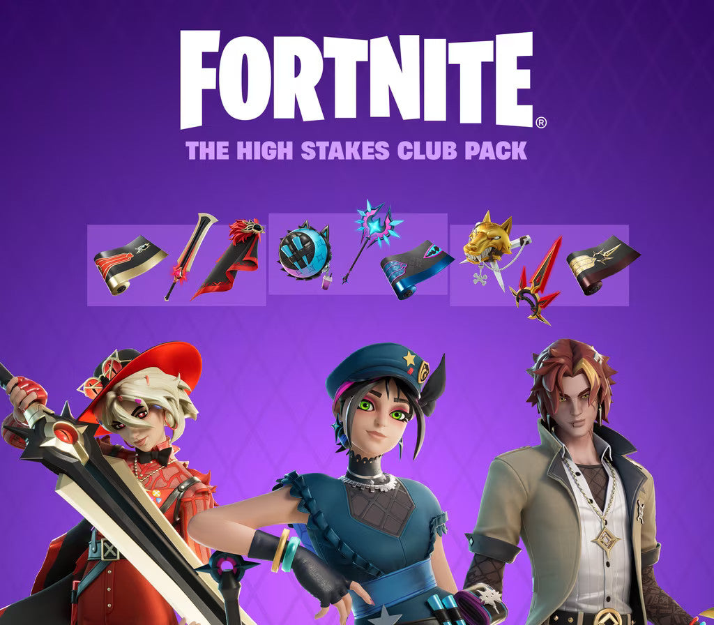 Fortnite - The High Stakes Club Pack DLC ZA XBOX One /