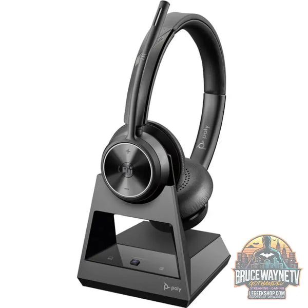 HP Poly Savi 7320 Office DECT, Headset (noir, Stereo, USB-A, USB-C, Microsoft Teams) - HP