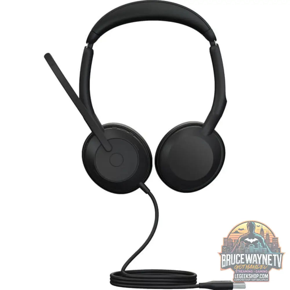 Jabra Evolve2 50, Headset (noir, Stereo, UC, USB-A) - Jabra - vue 3
