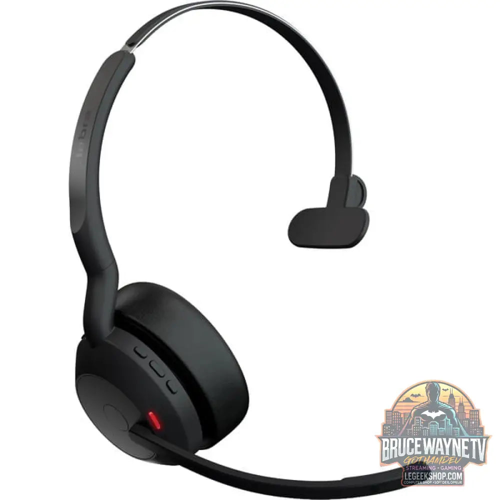 Jabra Evolve2 55, avec station de charge, Headset noir, Mono, UC, USB-A, Link380a - Jabra - vue 2