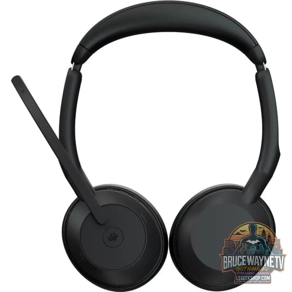 Jabra Evolve2 55, Headset (noir, Stereo, Microsoft Teams, USB-A, Link380a) - Jabra - vue 3