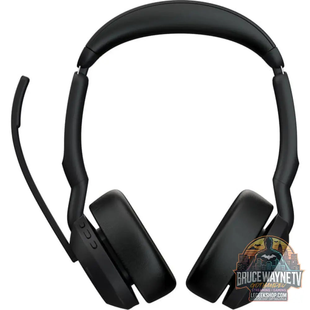 Jabra Evolve2 55, Headset (noir, Stereo, Microsoft Teams, USB-C, Link380c) - Jabra - vue 2
