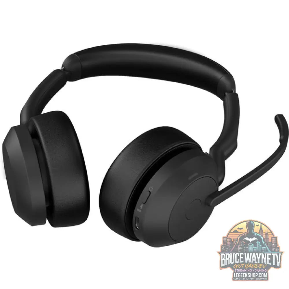 Jabra Evolve2 55, Headset (noir, Stereo, Microsoft Teams, USB-C, Link380c) - Jabra - vue 4