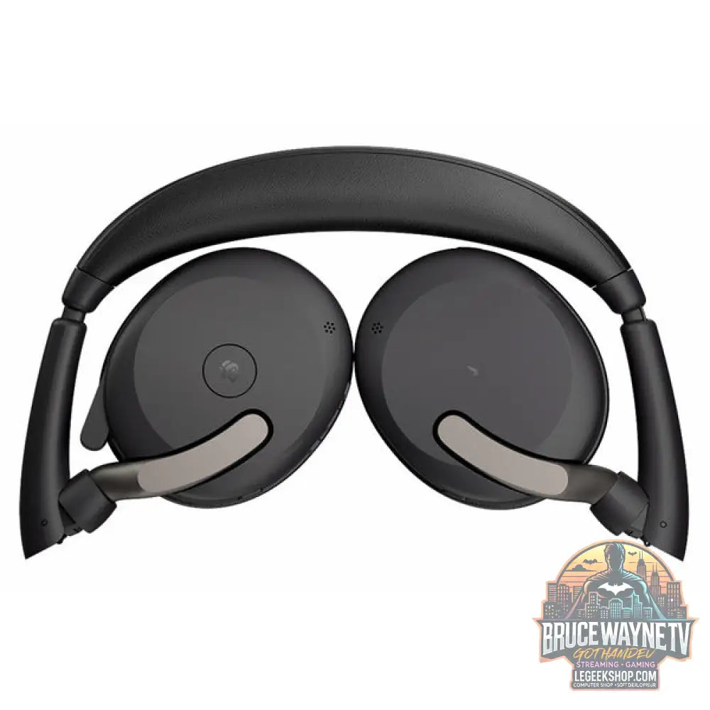 Jabra Evolve2 65 Flex Duo, Headset (noir, Stereo, Microsoft Teams, USB-C, Link380c) - Jabra - vue 3