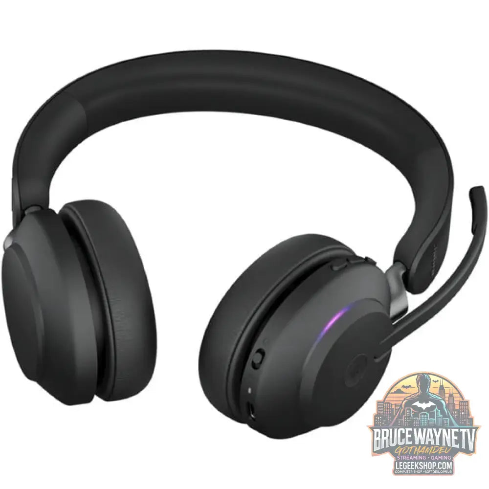 Jabra Evolve2 65, Headset noir, Microsoft Teams, USB-A, station de charge - Jabra - vue 4