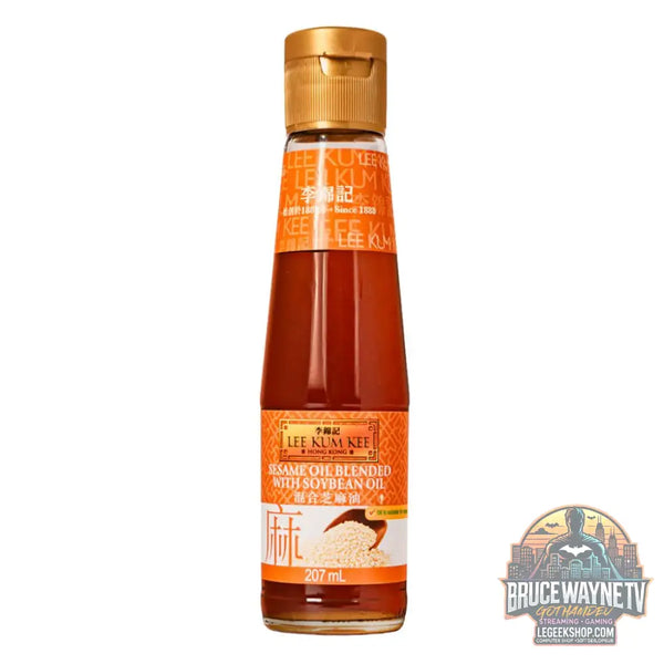 Lee Kum Kee Sesame Oil Blended With Soyben Oil huile de sésame avec huile de soja de 207ml (Paquet de 12) - Snacks &