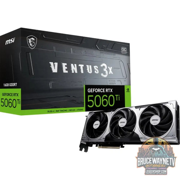 MSI GeForce RTX 5060 Ti VENTUS 3X OC 16G, carte graphique - MSI